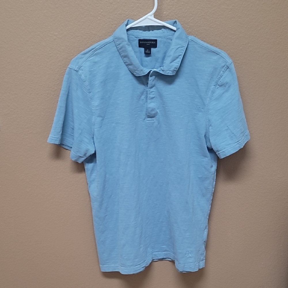 Banana Republic Blue Polo Classic Short Sleeve 💙